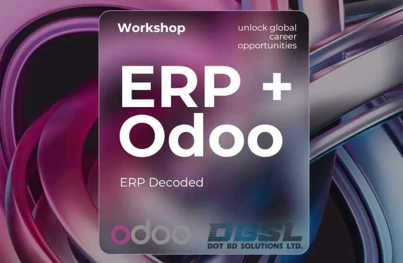 ERP + Odoo career workshop at East West University — photo 1